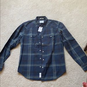 Classic fit long sleeve lucky brand shirt